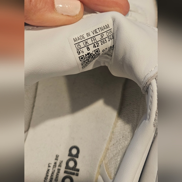 Adidas Black and White Sneakers - Picture 4 of 5